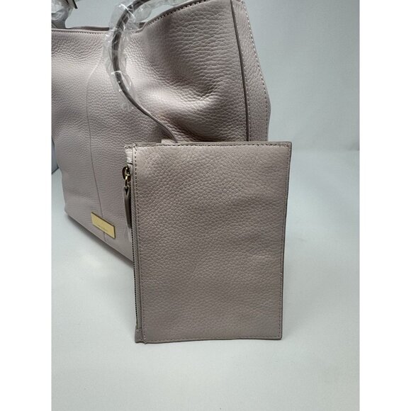 Isaac Mizrahi Live! Bridgehampton Leather Bucket Bag Purse Pink - Picture 6 of 15